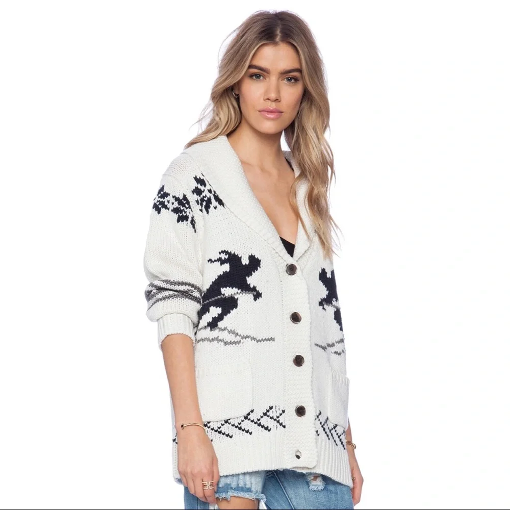 525 America Skiers BF Cardigan - Size XS - Picture 3 of 4